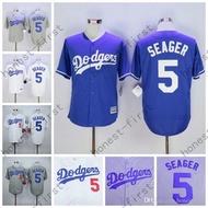 2016 Corey Seager Jersey 5# Home Away White Grey Los Angeles Dodgers Uniforms