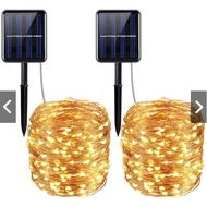 22M 200 LEDs Solar Powered 8 Modes Fairy String Lights Outdoor Homes Decorative