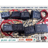 Fan Capacitor CBB61 450VAC (1uF - 12uF) Fan Motor Start Capacitor