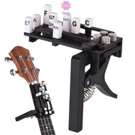 LONNG Guitar Chord Presser, Guitar Learning Presser Portable Ukulele Chord Trainer, Creativity Guita