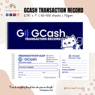 Gcash Transaction Record Booklet | 50-100 sheets | RR Creations Ph