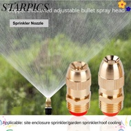STARPICS Sprinkler Head, Brass Adjustable Atomizing Sprinkler Nozzle, Sprinkler Head Misting Nozzle 