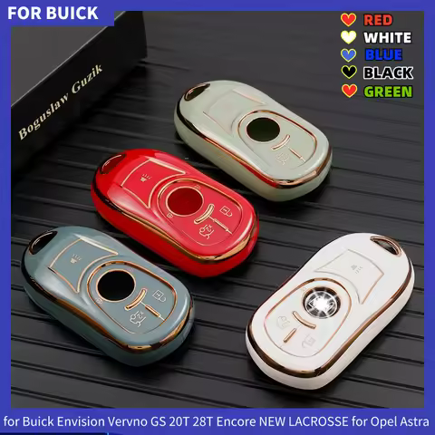 TPU Car Key Fob Cover Case Holder for Buick Envision Vervno GS 20T 28T Encore NEW LACROSSE for Opel 