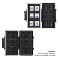 JJC Memory Card Case 36/24/6/4 Slots Water-resistant  Storage Box for SD MSD Micro SD Nintendo Switc