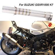 Motorcycle exhaust Muffler Escape middle Link Contact pipe For Suzuki K7 Gsxr1000 GSX R1000 GSXR 1000 gsxr1000 exhaust