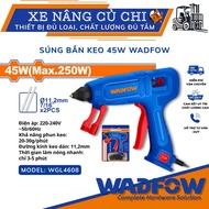 WADFOW WGL4608 glue gun 45W 11.2mm glue stick 20–30g/min