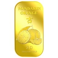 999.9 Pure Gold | 2g Mandarin Orange Gold Bar