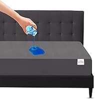 Mattress Protector® Queen Size Mattress Protector Waterproof Grey 78 x 60 Inch Fit On 2-10 Inch