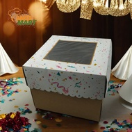 Fuji Box Tart Party /Cake Box size 22x22x20/ 25x25x20/ 28x28x20/ 30x30x20 Cm 2 Pcs