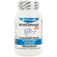 DrFormulas Original Hair Vitamins Without Biotin | HairOmega DHT Blocker | Hair Growth Supplement Pi