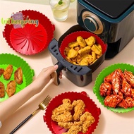 [lnthespringS] Air Fryer Silicone Basket Reusable Silicone Mold For Air Fryer Pot Oven Baking Tray Fried Chicken Mat Air Fryer Accessories new