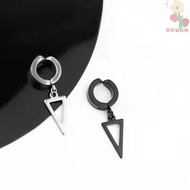 AVUKA Cross Clip Earring Gift Punk Fake Piercing Stainless Steel Male Drop Earring Non-Piercing Earr