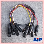 1เมตร DYNACOM J201 มัลติคอร์ 6คอร์ XLR ผู้ออกเมีย J-201 J 201 สายมัลติคอร์ XLRผู้-เมีย สาย CANNONผู้