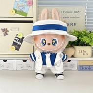Ready Stock 37cm LABUBU Baby Clothes-Chess King 37cm Vinyl Doll Clothes Rabu Plush Trendy Play Baby 