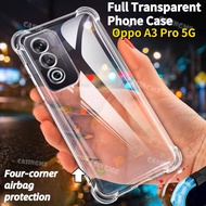 เคสใส Oppo A3 Pro 5G 2024ใสสำหรับ Oppo A3 Pro A3Pro 3A OppoA3Pro ซิลิโคนกันกระแทก5G 4G 2024หลังเคสกั
