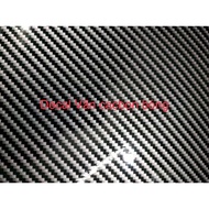 Combo of 5 meters of glossy carbon decal stickers for cars, motorbikes, phones, laptops, suitcases..