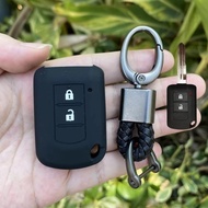 Silicone Car Key Case Cover for Mitsubishi Montero Mirage G4 glx 2024 Xpander Strada GLX