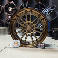 [4PCS] New Sport Rim 16inch RAYS RE30 16X7JJ ET38 8H100/114.3 HYPER BRONZE