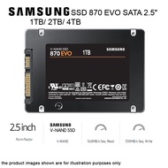 SAMSUNG SSD 870 EVO SATA 2.5" 1TB/2TB/4TB