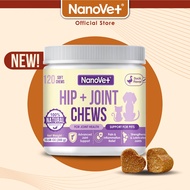 Nanovet Pet Hip + Joint Chew For Cat and Dog Dog Joint Supplement Cat Joint Supplement