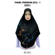 TUDUNG PANEL PREMIUM (D2 - SIZE  L) - DE SALMA EXCLUSIVE HIJAB