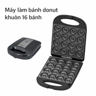 Doughnut maker with 16 cakes, capacity 1200w, size 5cm