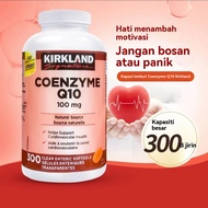 Kirkland Signature Coenzyme Q10 100 mg 300 Clear Enteric Softgels--tongtong mall