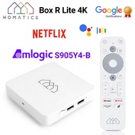 HOMATICS R Lite กล่องทีวี11 Netflix 4K S905Y4 Amlogic ที่ได้รับการรับรองจาก Google 2G32G Dolby Atmos