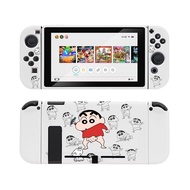 Cute Crayon Shin-Chan Case Nintendo Switch OLED Cover Game Switch Accessories JoyCon Console Silicone Soft Protector