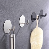 [in stock] 304Stainless steel no-drill adhesive hook, strong load-bearing, adhesive kitchen wall hoo