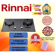 Rinnai RB-712N-G Built in Glass Gas Stove RB712NG / Kitchen Cooker Tempered Glass Hob / Home Stove /