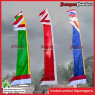 Diponegoro Pennant 4 Meters | August Pennants, Indonesian Independence Day Decorations