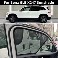 Suitable for BENZ GLB X247 2019-2025 car window sunshade,front and side door sun baffle,mesh curtain