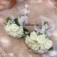 Bunga tangan pengantin rose putih /White roses bridal bouquet