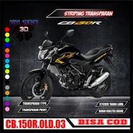 Transparent Striping HONDA CB 150R OLD Variation Sticker list body Motorcycle HONDA CB 150R OLD CODE 03