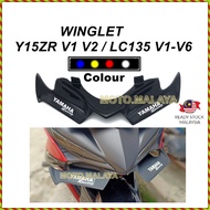 Winglet Yamaha Y15zr y 15 zr V1 v2 Y15 Lc135 lc 135 v2 v3 v4 v5 v6 v7 fibre made