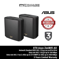 ASUS ZenWifi XT8 / (XT8) AX6600 TriBand Mesh ROUTER NETWORK Wifi 6 System (1PACK/ 2PACK)  3YR WARRAN