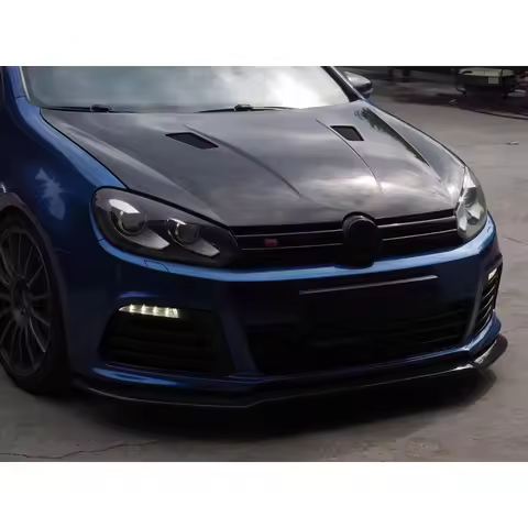 High Quality Vented Carbon Fiber Engine Hood Fit For VW Mk6 GTI Mk6 Mk6.5 Jetta GLI Auto Body Parts