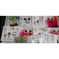 MALAYSIA FDC 2015 SAMPUL SURAT SETEM STAMP PERTAMA FIRST DAY OVER PANDA SINGAPORE WORLD STAMP EXHIBI