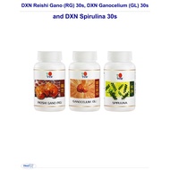 New Products DXN Reishi Gano RG DXN Ganocelium GL and DXN Spirulina 30s  Food Supplement Wellness