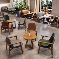 Commercial Table Chair Milk Tea Shop Combination Dessert Card Holder Sofa Chair Negotiation Receptio