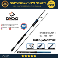 Senar Pancing Daido Warlock Model Japan Style Solid Carbon Ukuran 120 135 150 Termasuk Packing PVC a