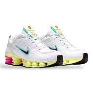 DISKON 50% NIKE SHOX TL WOMEN WHITE PINK GREEN TOP GREAD QUALITY