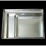 LOYANG SWISS ROLL BISKUT Rectangular Handmade baking pan Cookie Tray Cake Mould Loyang kek 8x10x1/9x