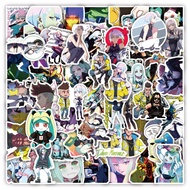 50PCS Cartoon Anime Cyberpunk Edgerunners Graffiti Stickers DIY Diary Phone Case Handmade Scrapbook 