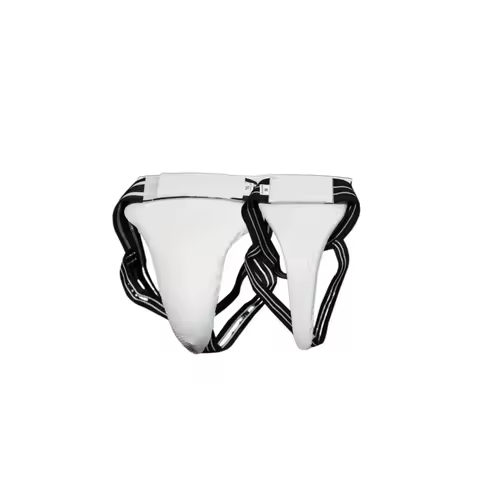 New Adult Male Female PU Leather TKD Groin Guard Protector Crotch Protective Guard Jockstrap Support