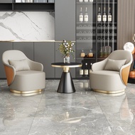 Sofa Chair Rotating Club Light Sales Studio Italian Single Lounge Chair Hotel Luxury Negotiation Cha