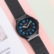 Casio Casio mq-24นาฬิกาสีดำเรียบง่ายย้อนยุคนาฬิกาควอตซ์นาฬิกานักเรียนสอบปริญญาโทนาฬิกาผู้ชายและผู้หญ