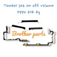 TOMBOL Oppo a74 4g/a95 on off volume button set