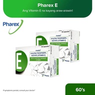 Pharex® E 400 IU 60 Tablets - Ang vitamin E na kayang araw-arawin